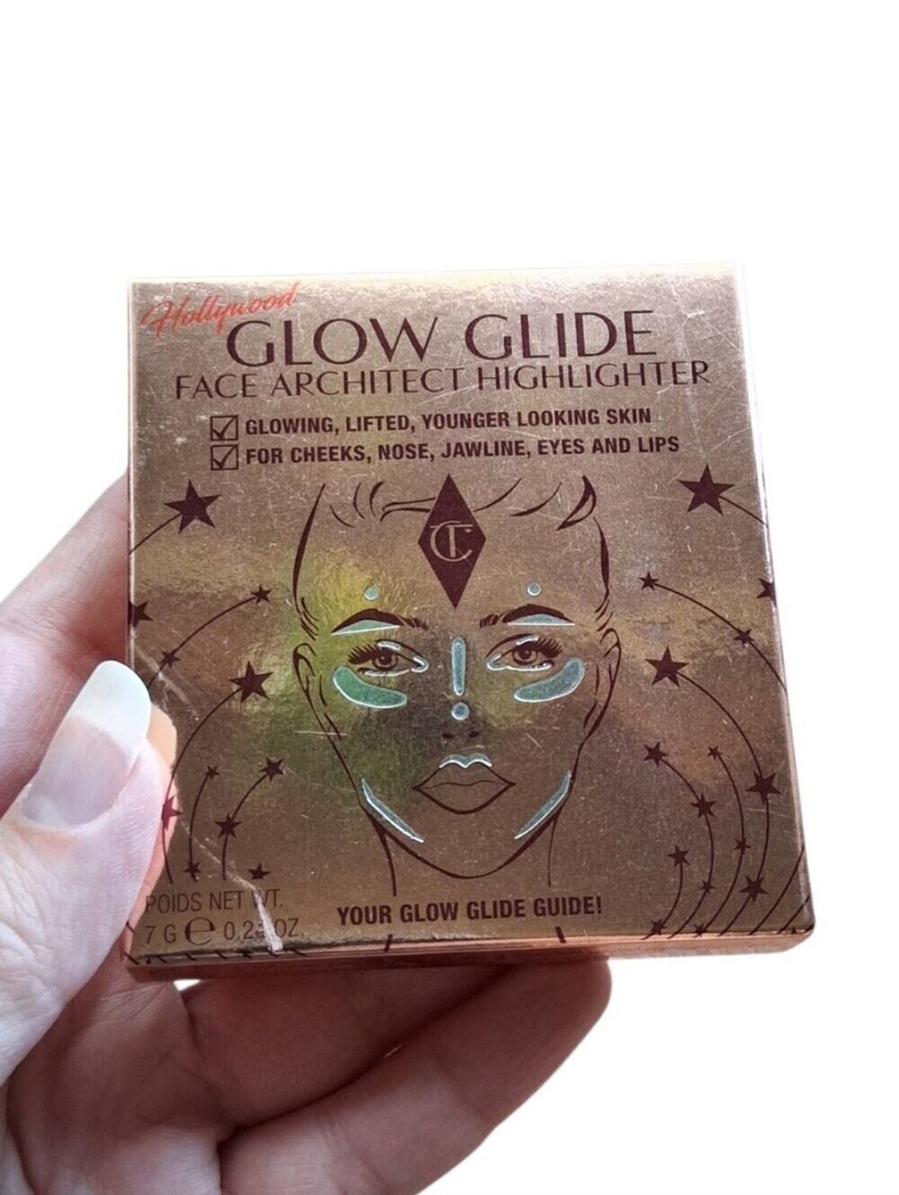 Like New Charlotte Tilbury Glow Guide Face Architecht Highlighter